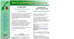 Desktop Screenshot of entomologi.no